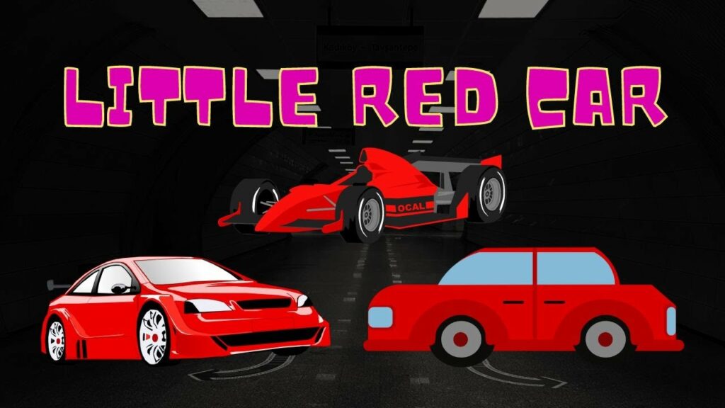 Little Red Car Fun Poems & Rhymes for Kids - MiniMouseTV