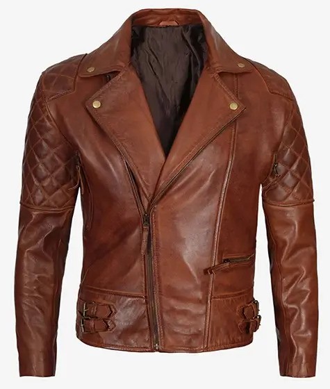 Brown Leather Jacket Women