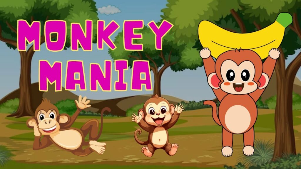 Monkey Mania Fun Poems & Rhymes for Kids Educational Songs Galore MiniMouseTV
