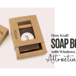 Kraft soap boxes with window