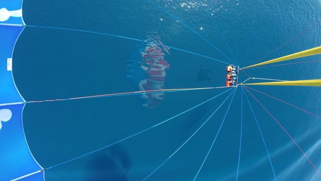 Parasailing in Lake Tahoe California
