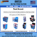 Tool Scoot – Heavy-Duty CNC Tool Holder Storage by Uratech