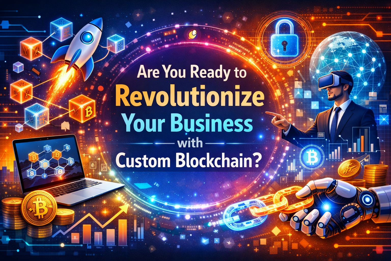 Custom blockchain app development