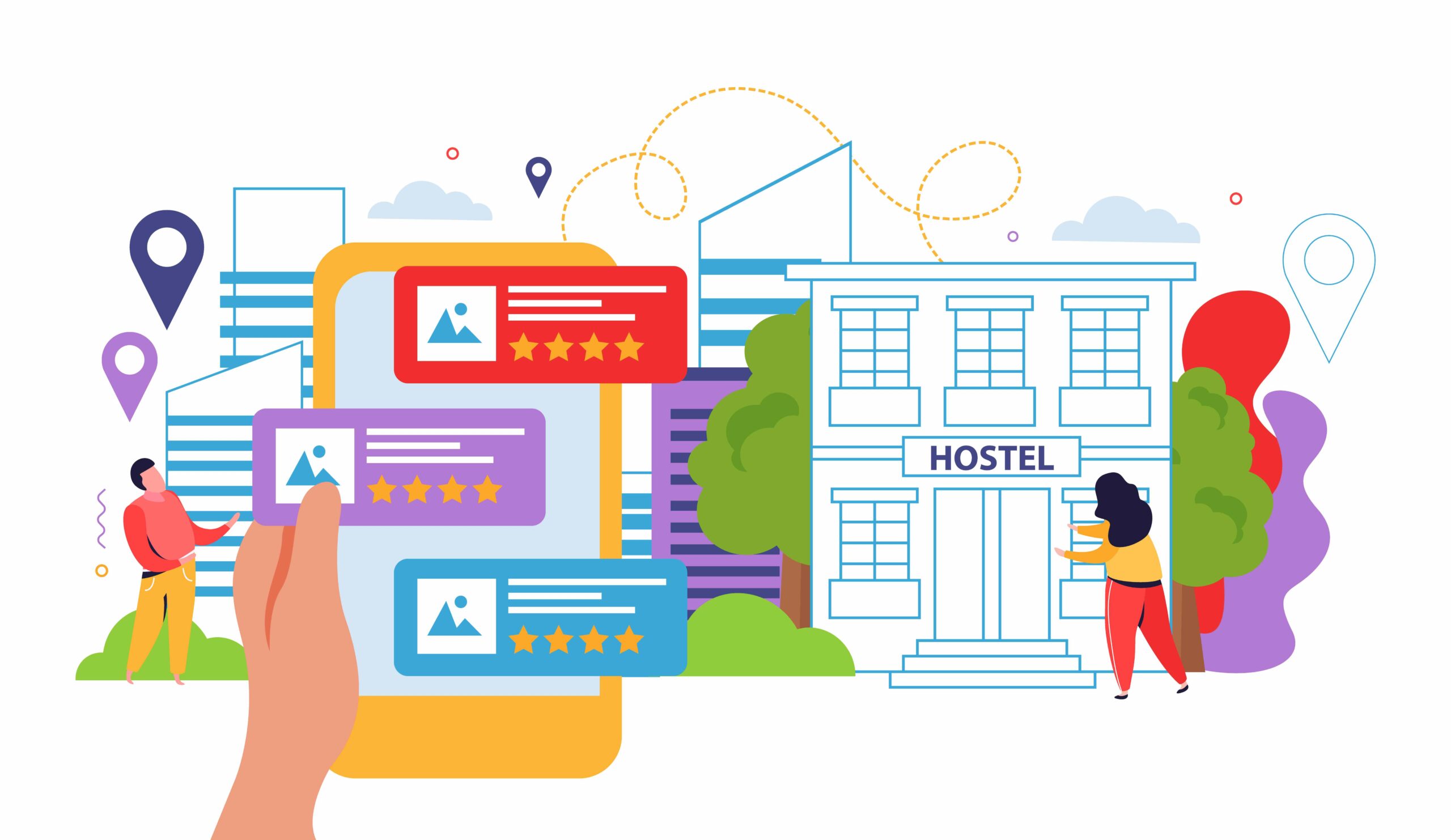listings of hotels