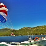 Parasailing in Lake Tahoe California