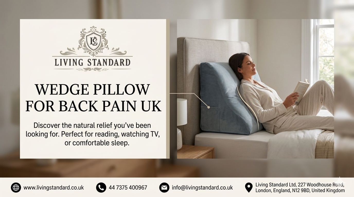 wedge pillow for back pain UK