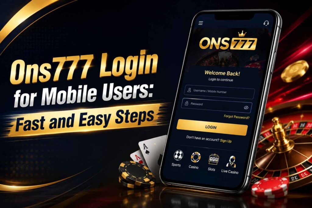 ons777 Login