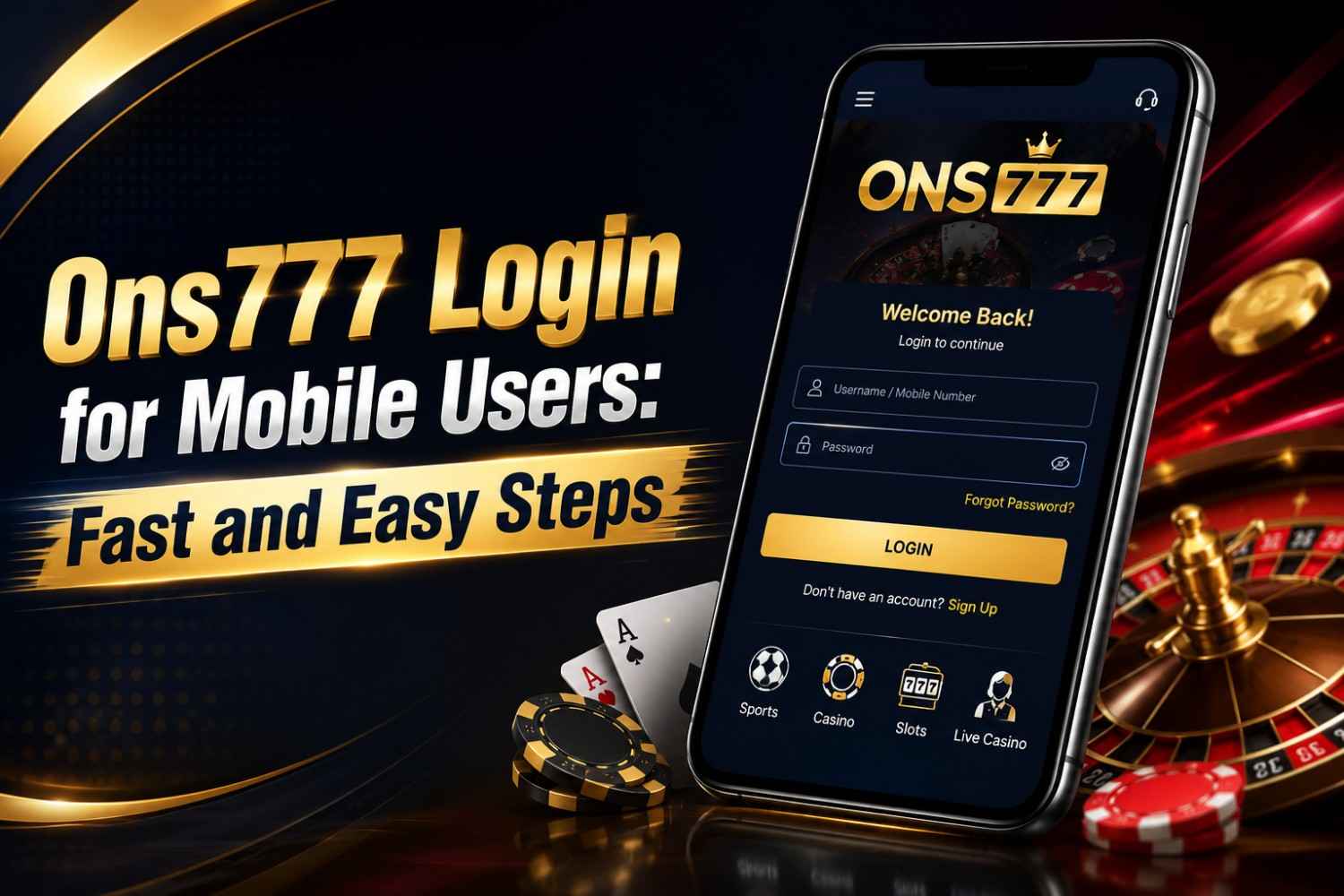 ons777 Login