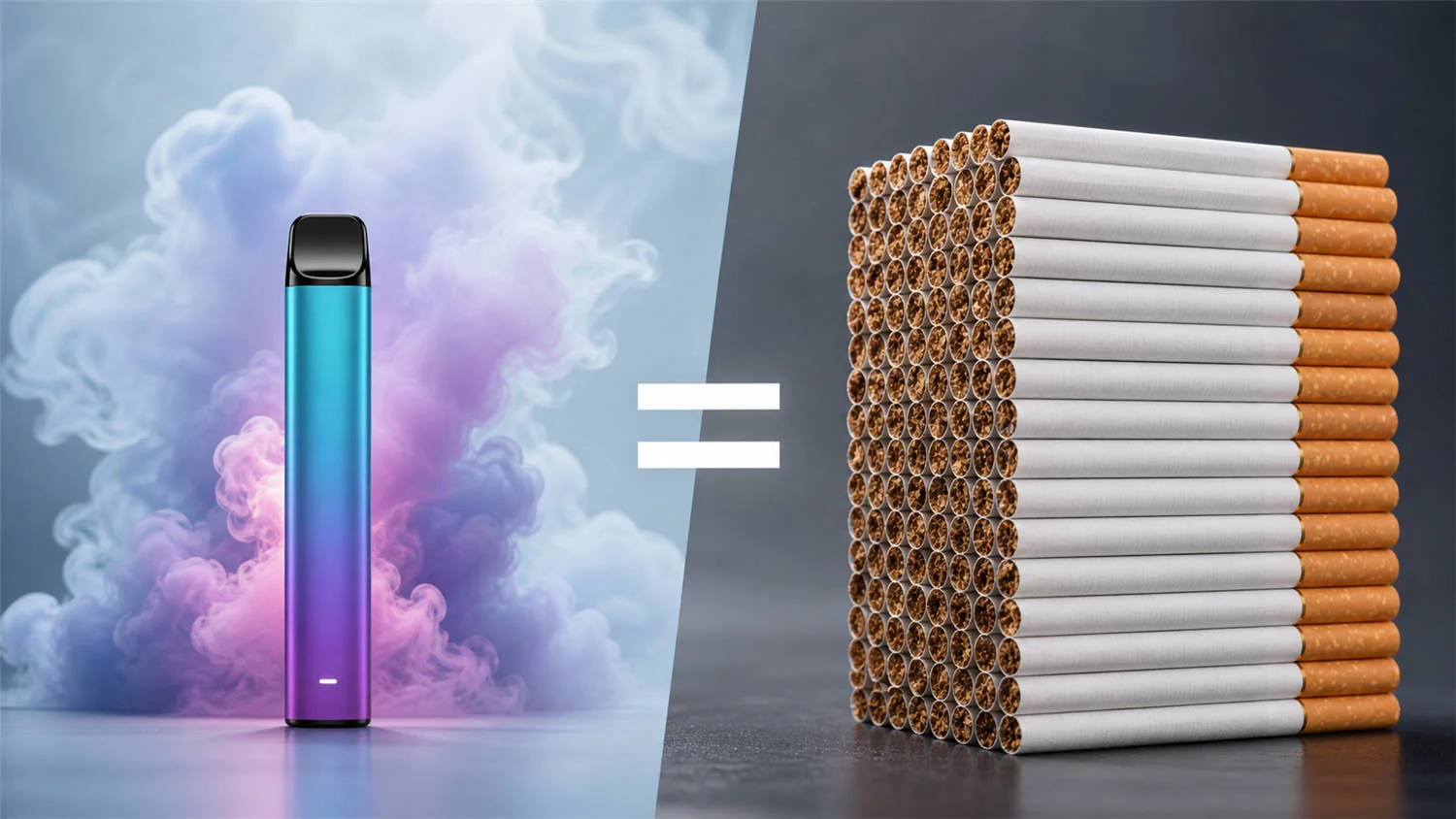 How Many Cigarettes Is a 50K Puff Vape Equal To?