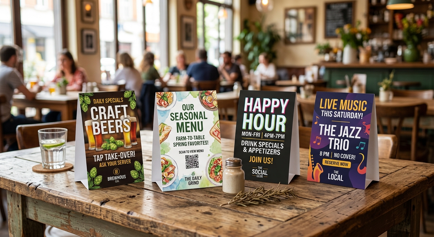 Custom Table Tents
