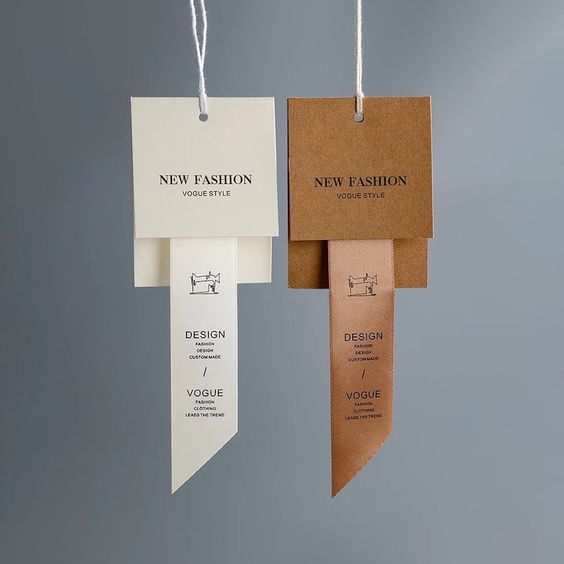 Custom tear off tags
